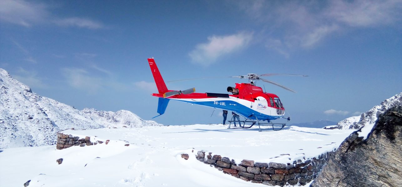 Helicopter tour to Kailash Mansarovar from Nepal