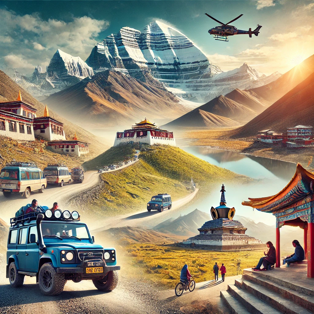 Overland tour package to Kailash Mansarovar via scenic Tibet route