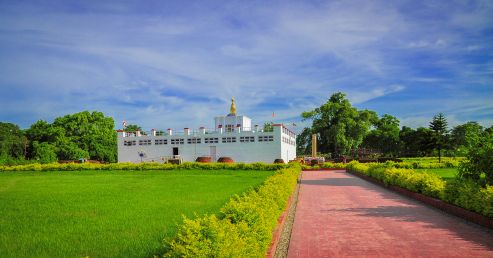Sacred Mayadevi Temple in Lumbini