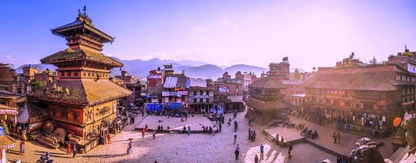 Traditional cultural festival celebration in Nepal